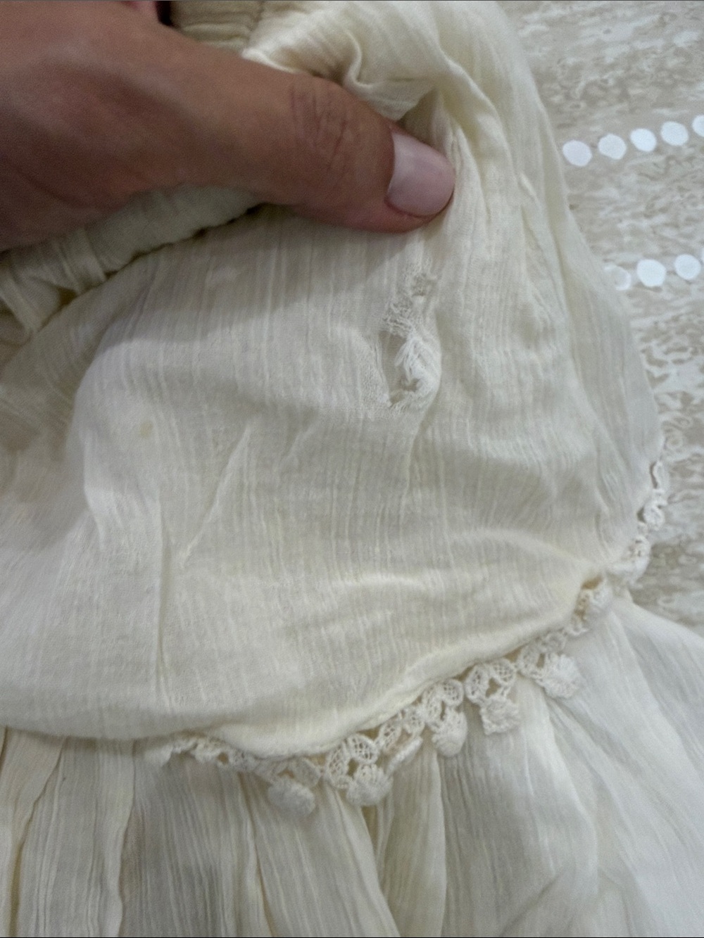 LoveShackFancy Layered Mini Skirt - Picture 2 of 4